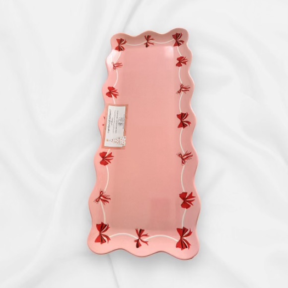 Cupcake and Cashmere Holiday Bow Platter - Picture 3 of 4